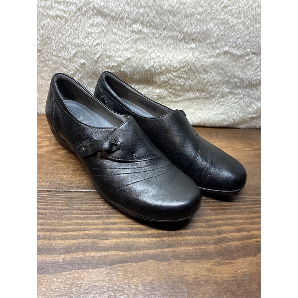 Dansko Franny Black Napa Leather Slip-On Loafer Comfort Shoes Women's 39